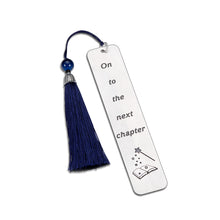Load image into Gallery viewer, Inspirational Bookmark Gifts with Tassel for Women Men Graduation Birthday Christmas Gift for Daughter Son from Dad Mom Book Lovers Class 2021 Bookmark for Student Her Him Teen Boy Girl