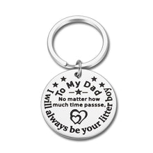 Load image into Gallery viewer, Dad Birthday Gift from Son Fathers Day Keychain Gift for Daddy Father Stepdad new dad Wedding Anniversary Present for Men Him Old Man PaPa Christmas Valentines Day Retirement Appreciation Gift