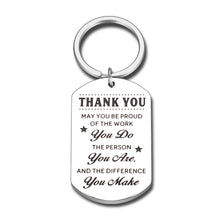 Load image into Gallery viewer, Coworker Leaving Gift Keychain for Women Men Colleague Boss Teacher Coach Appreciation Retirement Gifts for Mentor Leader Nurse Doctor Employee Gift Birthday Christmas Going Away Keyring for Her Him