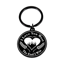 Load image into Gallery viewer, Husband Wife Anniversary Gifts Sweet Wedding Keychain Gift for Boyfriend Girlfriend Valentines Day Keyring for Hubby Fiance Fiancée Soulmate Lover Stocking Stuffer for Couple Him Her Women Men
