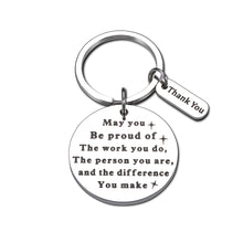 Load image into Gallery viewer, Coworker Appreciation Gift Keychain for Women Men Colleague Boss Teacher Coach Retirement Gifts for Mentor Leader Nurse Doctor Employee Leaving Gift Birthday Christmas Going Away Keyring for Her Him