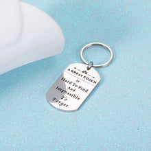 Load image into Gallery viewer, Thank You Gifts Keychain for CoachTeam Gift Coach Appreciation Gift for Coach End of Season Football Soccer Basketball Team Retirement Going Away Farewell Birthday Christmas Present Men Him