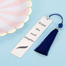 Load image into Gallery viewer, Inspirational Bookmark with Tassel 2021 Graduation Gifts for Him Her Daughter Son Boys Girls Birthday Christmas Gifts for Women Men High School Students Teacher Book Lover Bookworm Reader from Dad Mom