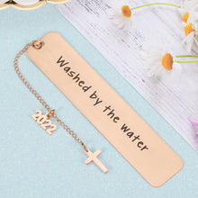 Load image into Gallery viewer, Baptism Gifts for Girls Boys Bookmark Gift for First Communion Christening Gifts for Goddaughter Godson Godchild Baby Kids Adult Baptism Gifts for Women Men Friends Catholic Religious Gift for Him Her