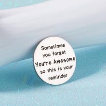 Load image into Gallery viewer, Pocket Hug Token Keepsake for Son Daughter from Dad Mom Isolation Lockdown Social Distancing Love Gift Miss You Note Double-Sided Inspirational Gifts for Him Her Birthday Christmas Gift Women Men