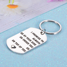Load image into Gallery viewer, Boyfriend Girlfriend Birthday Gifts Sweet Keychain Gift for Husband Wife Wedding Anniversary Valentines Day Keyring for Hubby Fiance Fiancée Soulmate Lover Stocking Stuffer for Him Her Women Men