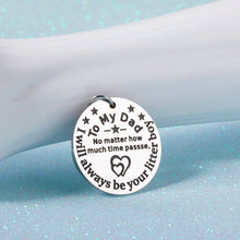 Load image into Gallery viewer, Dad Birthday Gift from Son Fathers Day Keychain Gift for Daddy Father Stepdad new dad Wedding Anniversary Present for Men Him Old Man PaPa Christmas Valentines Day Retirement Appreciation Gift