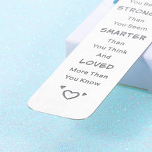 Load image into Gallery viewer, Stocking Stuffers for Teens Girls Inspirational Gifts for Women Men Christmas Gifts for Son Daughter Girlfriend First Communion Christening Bookmark Gifts for Goddaughter Godson Gift for Friends Her