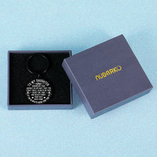 Load image into Gallery viewer, to My Daughter Keychain Gift from Mom Dad Birthday Gift for Her Women