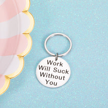 Load image into Gallery viewer, Coworkers Leaving Gift for Women Men Boss Colleagues Appreciation Thank You Retirement Goodbye Keychain Gift for Friends Going Away Farewell Boss Day Present for Boss Lady Birthday Christmas Gift