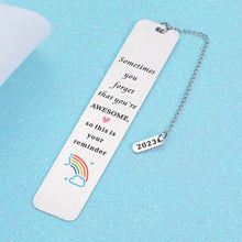 Load image into Gallery viewer, Christmas Gifts for Daughter Stocking Stuffers for Teens Son Inspirational Birthday Gift for Women Men Boys Girls Wife High School College Students Class of 2023 Graduation Bookmark Gift for Him Her