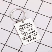 Load image into Gallery viewer, Inspirational Nurse Gifts for Women Female Nursing Medical Student Graduation Gifts Keychain for Nurse RN LPN Practitioner Nurse’s Day Thank You Gift Birthday Appreciation Christmas Gifts Jewelry