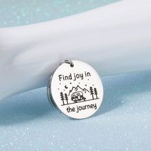 Load image into Gallery viewer, Camper Accessories Gifts for Travel Trailers Enjoy Retirement Keyring for Boss Teacher Coworker Gift Camping Lovers RV Travelers Charm for Men Women Birthday Graduation Gifts Friends Son Daughter