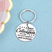 Load image into Gallery viewer, Coworker Appreciation Gifts Retirement Keychain for Women Men Colleague Boss Teacher Coach Birthday Leaving Going Away Farewell Keyring for Her Him Mentor Leader Best Friend