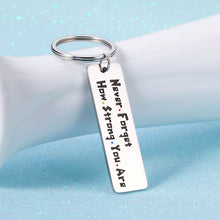 Load image into Gallery viewer, Inspirational Keychain Gift for Him Her Birthday Graduation Appreciation Gifts to Son Daughter from Mom Dad Keyring Present for Women Men Boy Girl Coworker Boss Classmates Friends Thanksgiving Christmas