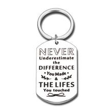 Load image into Gallery viewer, Coworker Leaving Gift Keychain for Women Men Thank You Appreciation Going Away Gifts for Teacher Boss Colleague Office Goodbye Farewell Retirement Gifts for Male Female