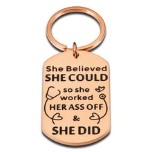 Load image into Gallery viewer, Inspirational Nurse Gifts Keychain for Women Female Nursing Medical Student Graduation Gifts for Nurse RN LPN Practitioner Nurse’s Day Thank You Gift Birthday Appreciation Christmas Gifts Jewelry Visit the NUBARKO Store