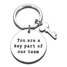 Load image into Gallery viewer, Employee Appreciation Gift Keychain for Women Men Coworkers Leaving Going Away Gift for Colleague Boss Office Goodbye Farewell for Leader Social Worker Teacher Coach