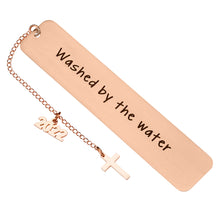 Load image into Gallery viewer, Baptism Gifts for Girls Boys Bookmark Gift for First Communion Christening Gifts for Goddaughter Godson Godchild Baby Kids Adult Baptism Gifts for Women Men Friends Catholic Religious Gift for Him Her