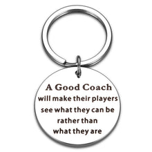 Load image into Gallery viewer, Coach Thank You Gifts Keychain for Men Women Football Soccer Basketball Coach Appreciation Retirement Gift for Teacher Him Her