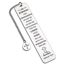 Load image into Gallery viewer, Stocking Stuffers for Teens Girls Inspirational Gifts for Women Men Christmas Gifts for Son Daughter Girlfriend First Communion Christening Bookmark Gifts for Goddaughter Godson Gifts for Friends Her