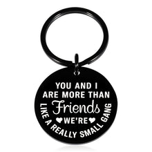 Load image into Gallery viewer, Funny Friendship Keychain Gift for BFF Best Good Friends Birthday Valentines Graduation Gifts for Women Men Coworker Girlfriends Teenage Girls Boys Appreciation Sisters Brother Him Her Key Ring