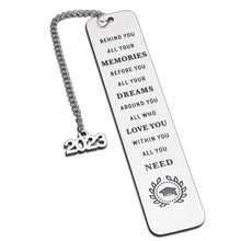 Load image into Gallery viewer, Inspirational Christmas Gifts for Daughter Son from Mom Dad Stocking Stuffers for Boys Girls Teens Middle High School College Students Class of 2023 Senior Grad PHD Master Bookmark Gifts for Men Women