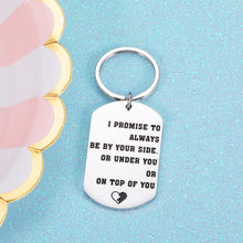 Load image into Gallery viewer, Boyfriend Girlfriend Birthday Gifts Sweet Keychain Gift for Husband Wife Wedding Anniversary Valentines Day Keyring for Hubby Fiance Fiancée Soulmate Lover Stocking Stuffer for Him Her Women Men