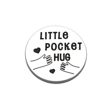 Load image into Gallery viewer, Pocket Hug Token for Son Daughter from Mom Dad Birthday Get Well Soon Gifts for Women Men Social Distancing Love Gift Miss You Note Double-Sided Inspirational Gifts for Him Her Valentine's Day Gift
