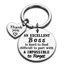 Load image into Gallery viewer, Boss Gifts Keychain for Christmas Men Women Appreciation Coworker Leader Mentor Coach Supervisor Retirement Manager Nurse Thank You Leaving Going Away Gifts Stocking Stuffer