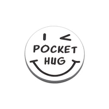 Load image into Gallery viewer, Pocket Hug Token Keepsake for Son from Mom Dad Isolation Lockdown Social Distancing Love Gift Miss You Note Inspirational Gifts for Him Men Teen Boy Double-Sided Birthday Christmas Gift