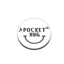 Load image into Gallery viewer, Pocket Hug Token Keepsake Inspiration Birthday for Daughter Son You are Braver Than You Believe Token Long Distance Relationship Gift Miss You Note Double-Sided for Women Men Him Her Boys Girls
