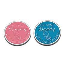Load image into Gallery viewer, New Parent Decision Coin for New Mom Dad New Baby Gift for Friend Boss Coworker First Time Mother's Father's Day Gift for New Mommy Daddy Birthday Gift for Husband from Wife One-Piece for Double-sided