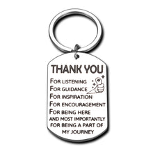 Load image into Gallery viewer, Boss Appreciation Gifts Keychain for Mentor Leader Supervisor Retirement Farewell Goodbye Going Away Gifts for Coworker Colleague Thank You Retirement Leaving Gifts for Teacher Coach Women Men