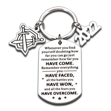 Load image into Gallery viewer, Inspirational Son Daughter Gift Keychain for Coworkers Boss Colleagues Boys Girls Birthday Christmas Wedding Gift for New Start Leaving Retirement Gift for Office Friends Women Men Job Promotion