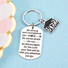 Load image into Gallery viewer, Inspirational Keychain Gift for Son Daughter Women Men Back to School Birthday Christian Bible Verse Gift for Boys Girls Student Christmas New Start Graduation Gift for Friend Classmate Teens Him Her
