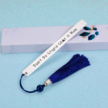 Load image into Gallery viewer, Son Daughter Gift from Mom Gag Gifts Bookmark for Teen Boy Girl Stepdaughter Stepson Birthday Valentine's Day Graduation Gifts for Booklover Christmas Gift Funny Sarcasm Mother to Kid Stocking Stuffer
