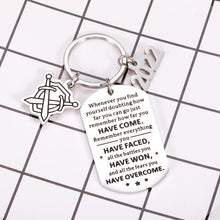 Load image into Gallery viewer, Inspirational Son Daughter Gift Keychain for Coworkers Boss Colleagues Boys Girls Birthday Christmas Wedding Gift for New Start Leaving Retirement Gift for Office Friends Women Men Job Promotion