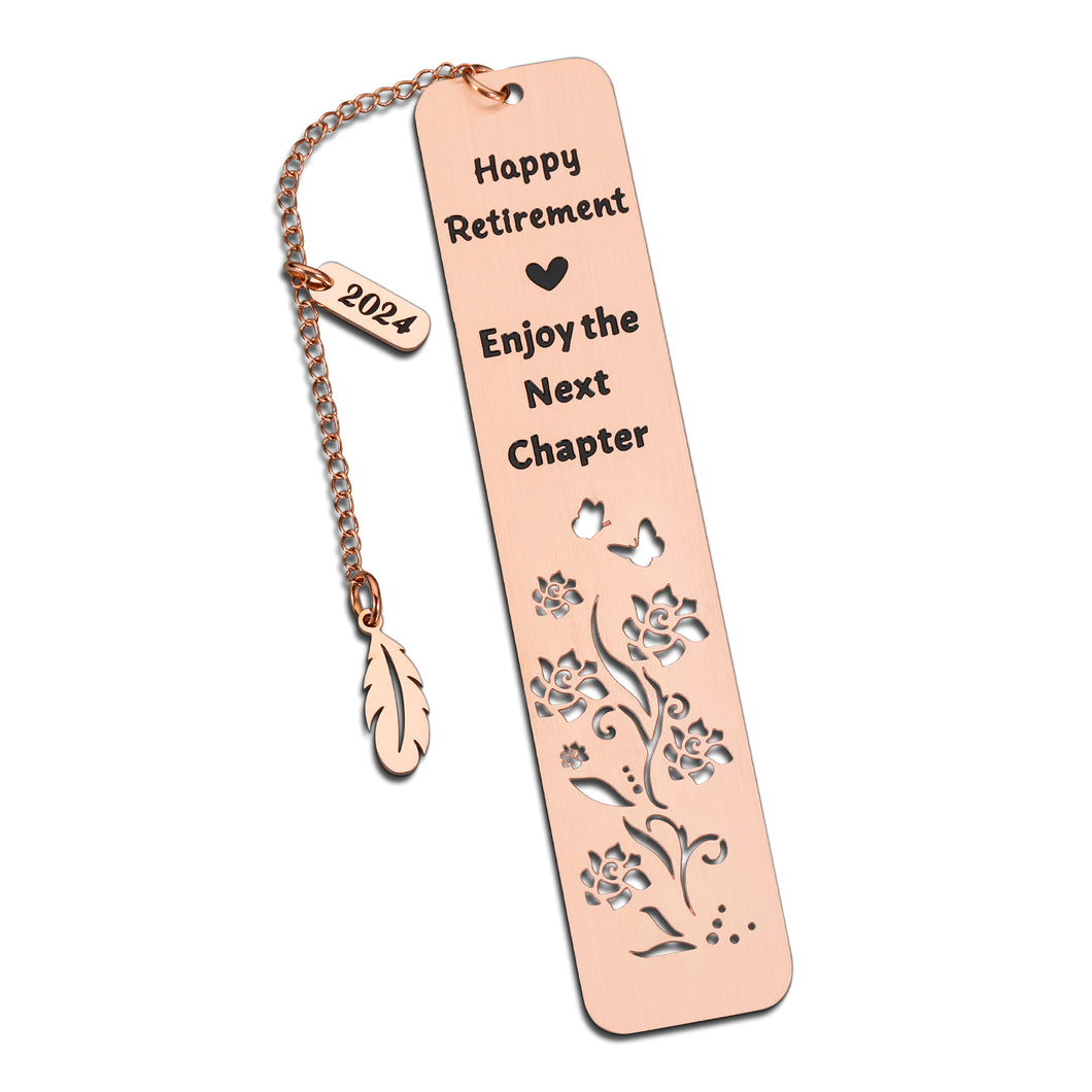 Retirement Gifts for Women Men 2024 Happy Retirement Bookmarks Teacher Retirement Gifts Employee Appreciation Gifts for Coworkers Boss Friends Coworkers Leaving Going Away Gifts for Retired Colleagues