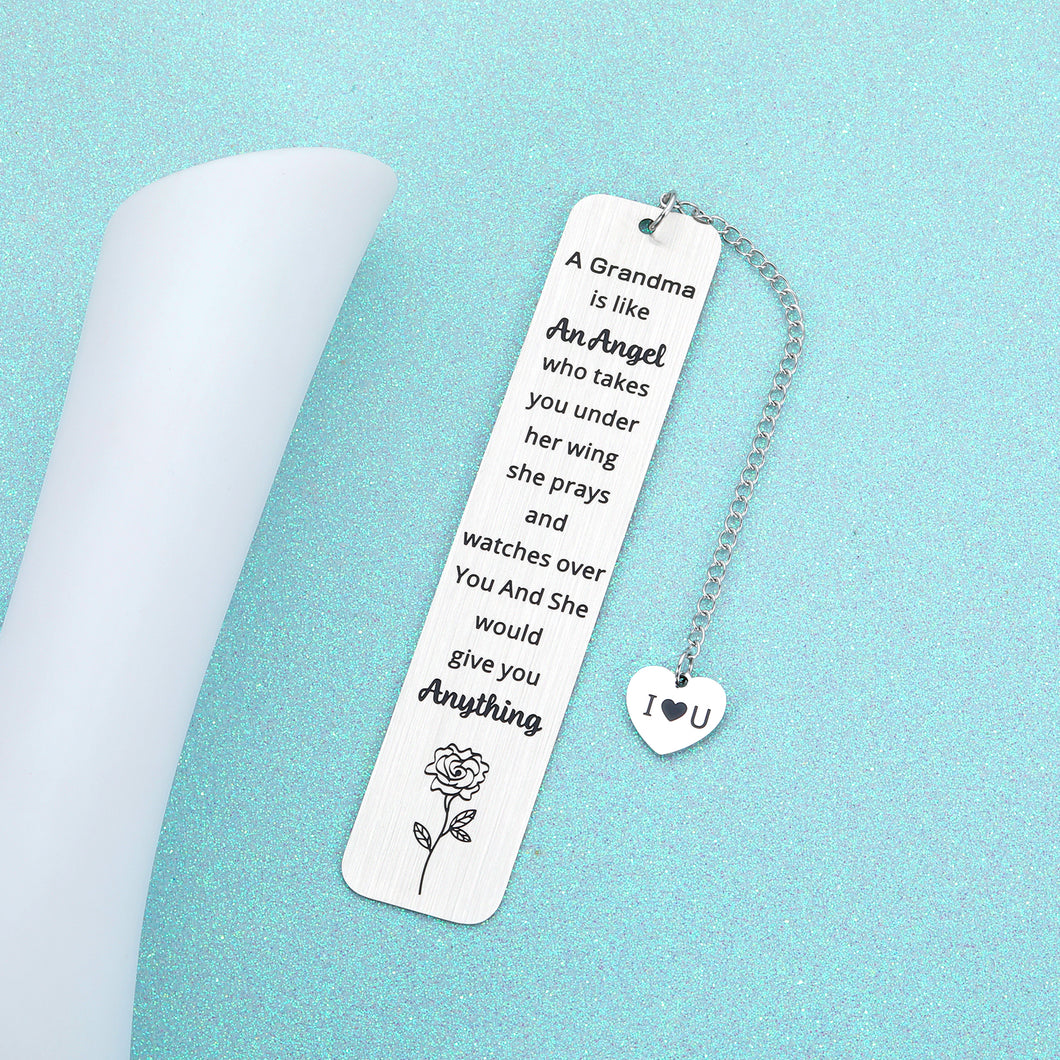 Bookmark Gifts for Grandma Grammy Christmas Gifts Stocking Stuffers for Grandmom from Granddaughter Grandson Mothers Day Birthday Gifts for Grandmother Grandma Nana Grandmother New Grandma Gift Idea