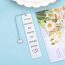 Load image into Gallery viewer, Funny Spicy Bookmarks for Women Girls Smut Reader Book Marks for Women Female Sister Book Lover Bookish Book Club Gifts for Friends Girls Book Accessories for Bookworm Reading Christmas Gifts for Her
