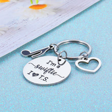 Load image into Gallery viewer, Swift Fan Keychain for Swift Fans Women Men Him Merchandise Pop Music Lover Gift for Woman Men Stuff Swift Car Accessories Swift Lover Gift Christmas Birthday 1989 Music Lovers Gifts for Fans Friends
