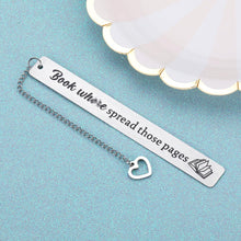 Load image into Gallery viewer, Funny Bookmark Gifts for Book Lovers Women Bookish Birthday Gifts for Book Marker for Female Friends Teens Bookworm Reader Reading Present Book Club Gifts Halloween Christmas Gifts for Friends Women
