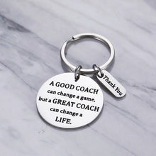 Load image into Gallery viewer, Coach Thank You Gifts Keychain for Men Women FootBall Soccer Basketball Coach
