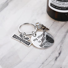 Load image into Gallery viewer, Graduation Keychain Gifts for Class 2021 Her Him Inspirational for Masters Nurses Students From College Medical High School Graduation for Women Men Daughter Son Boys Girls from Dad Mom
