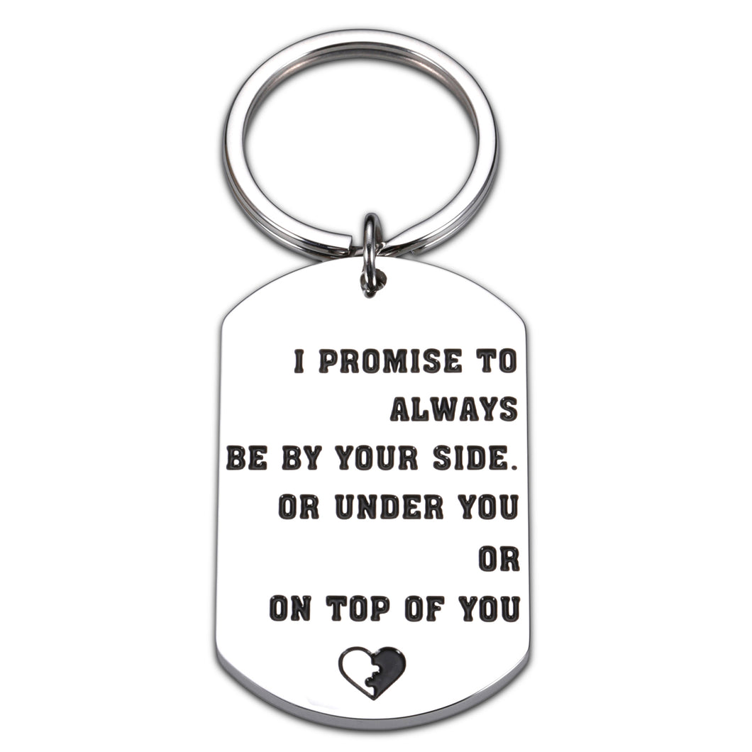 Boyfriend Girlfriend Birthday Gifts Sweet Keychain Gift for Husband Wife Wedding Anniversary Valentines Day Keyring for Hubby Fiance Fiancée Soulmate Lover Stocking Stuffer for Him Her Women Men