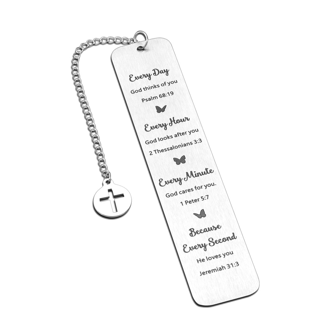 Stocking Stuffers for Teens Girls Inspirational Gifts for Women Men Christmas Gifts for Son Daughter Girlfriend First Communion Christening Bookmark Gifts for Goddaughter Godson Gift for Friends Her