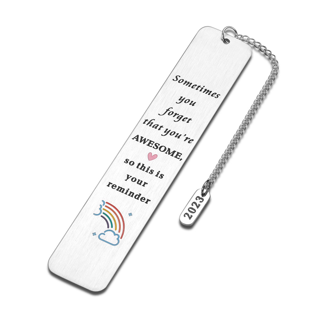 Christmas Gifts for Daughter Stocking Stuffers for Teens Son Inspirational Birthday Gift for Women Men Boys Girls Wife High School College Students Class of 2023 Graduation Bookmark Gift for Him Her