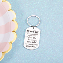 Load image into Gallery viewer, Coworker Leaving Gift Keychain for Women Men Colleague Boss Teacher Coach Appreciation Retirement Gifts for Mentor Leader Nurse Doctor Employee Gift Birthday Christmas Going Away Keyring for Her Him
