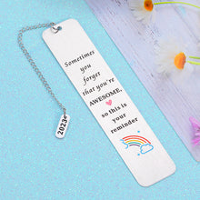 Load image into Gallery viewer, Christmas Gifts for Daughter Stocking Stuffers for Teens Son Inspirational Birthday Gift for Women Men Boys Girls Wife High School College Students Class of 2023 Graduation Bookmark Gift for Him Her

